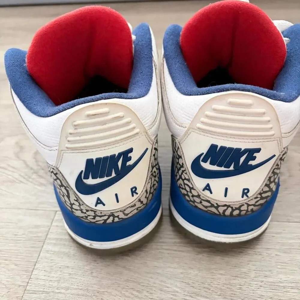 Jordan 3 Retro OG 2016 True Blue Men's Size 10